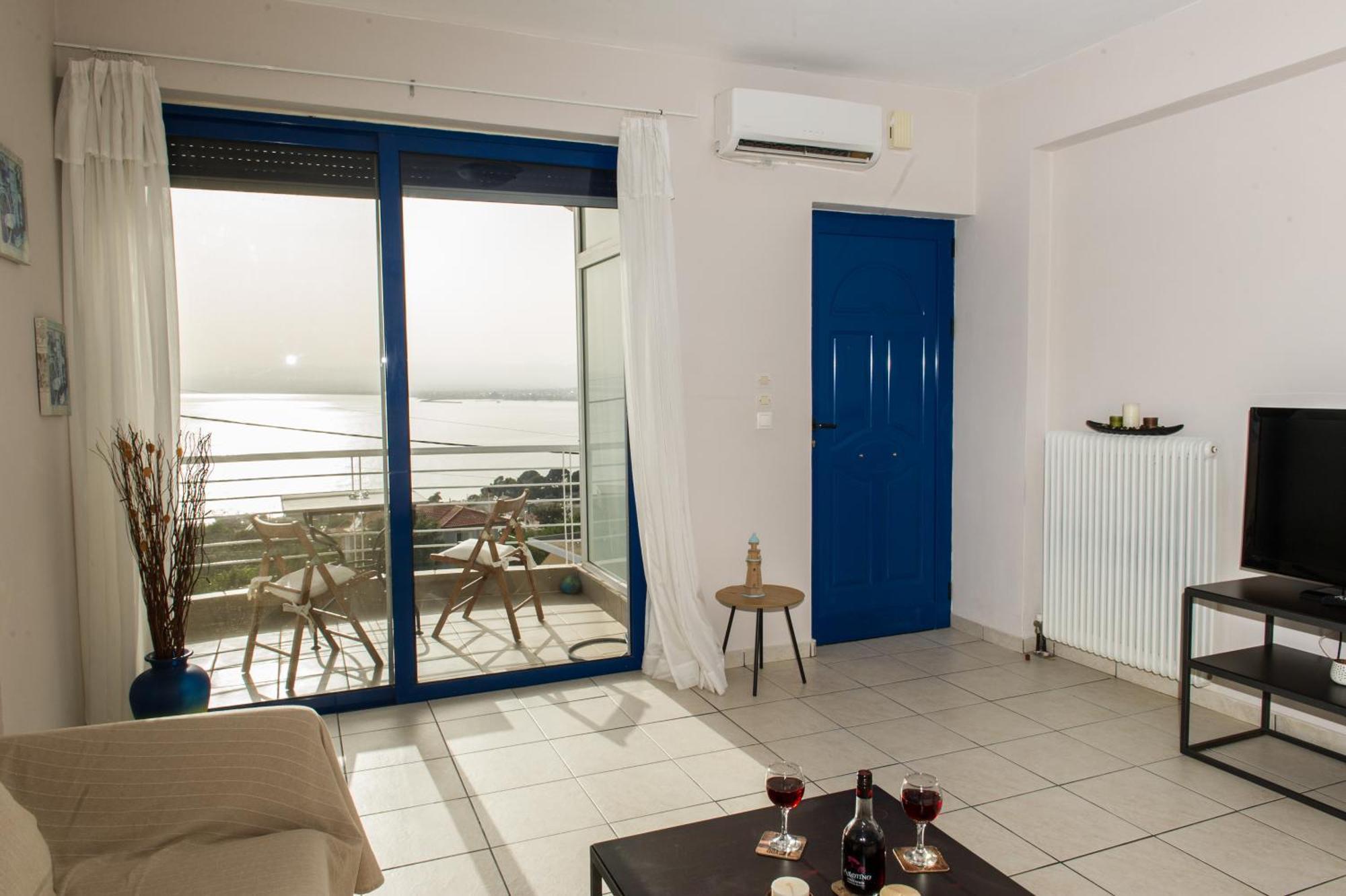 Kamari Blue Apartments Каламата Экстерьер фото