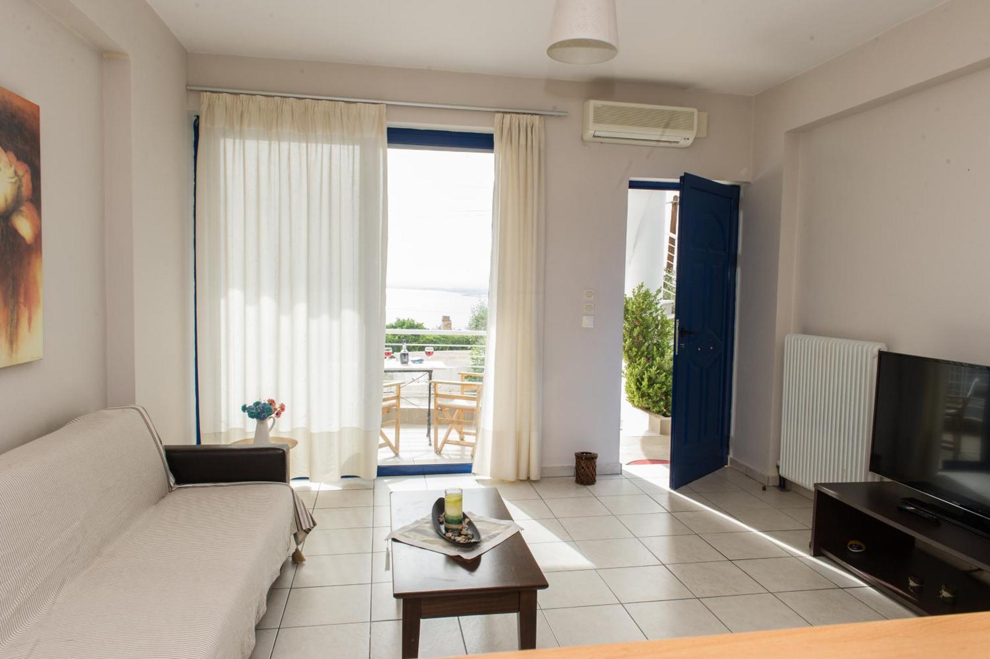 Kamari Blue Apartments Каламата Экстерьер фото